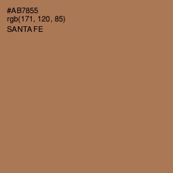 #AB7855 - Santa Fe Color Image